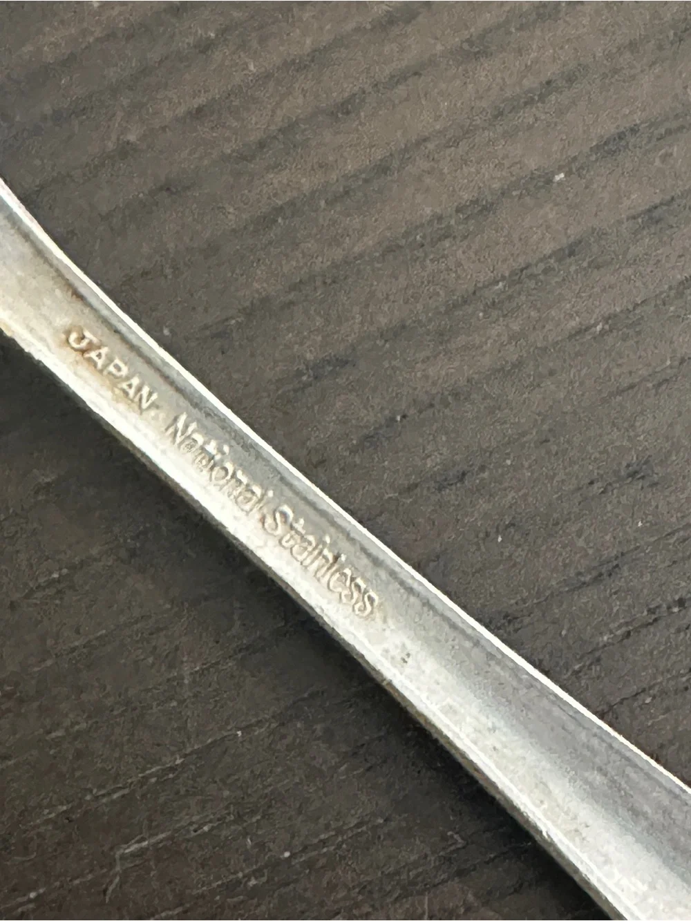 Vintage National Stainless Japan Floral Scroll Stainless Steel Flatware 6 Pcs.